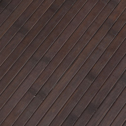Kamerscherm breedte 400 cm hoogte 165 cm bamboe donkerbruin