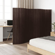 Kamerscherm 400x165 cm bamboe donkerbruin