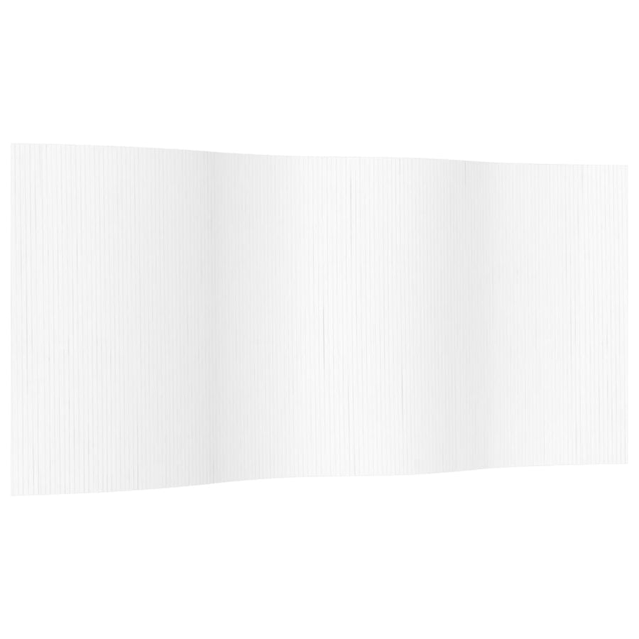 Kamerscherm 165X400 Cm Bamboe 400 x 165 cm Wit