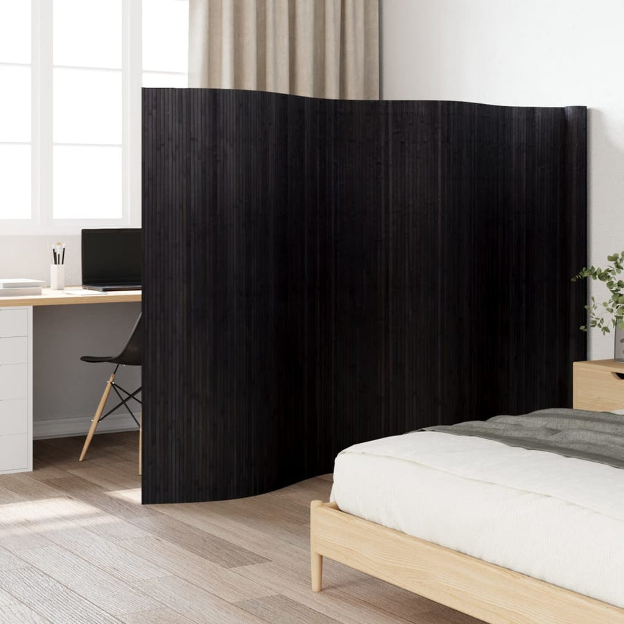 Kamerscherm 165X250 Cm Bamboe 600 x 165 cm Zwart