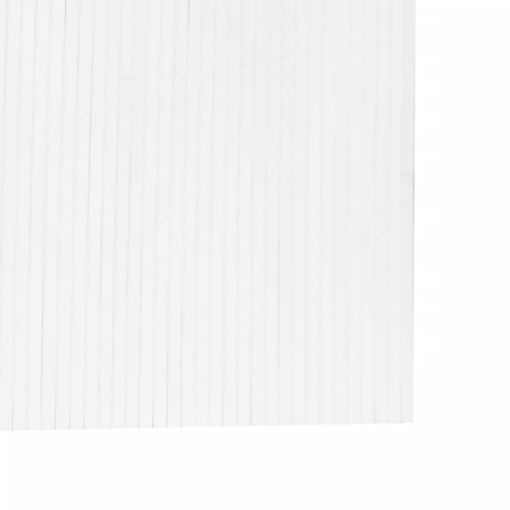 Kamerscherm 165X600 Cm Bamboe 600 x 165 cm Wit