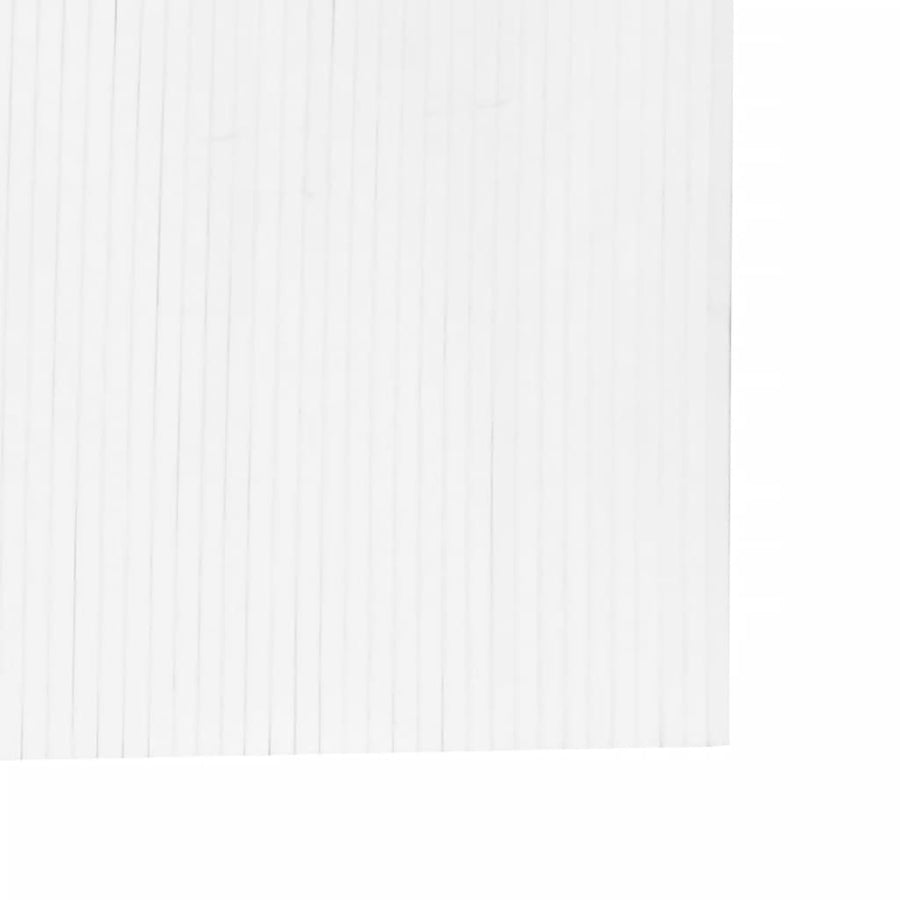 Kamerscherm 165X600 Cm Bamboe 600 x 165 cm Wit