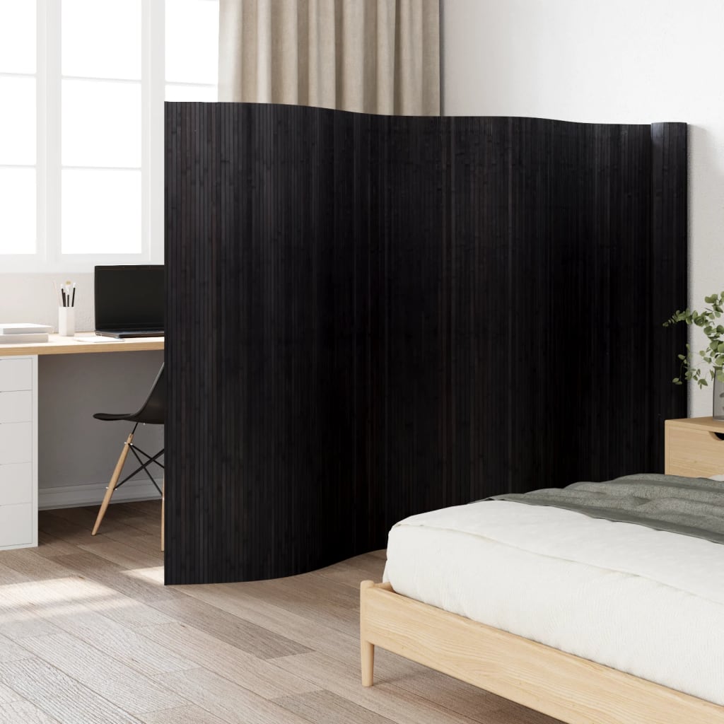 Kamerscherm 165X800 Cm Bamboe 800 x 165 cm Zwart