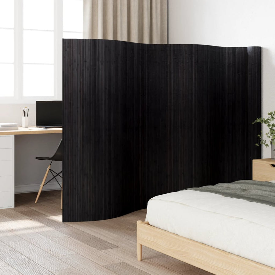Kamerscherm 165X800 Cm Bamboe 800 x 165 cm Zwart