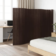 Kamerscherm 800x165 cm bamboe donkerbruin