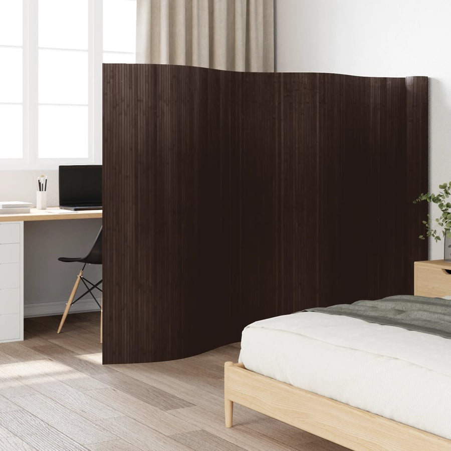 Kamerscherm 165X800 Cm Bamboe 800 x 165 cm Donkerbruin