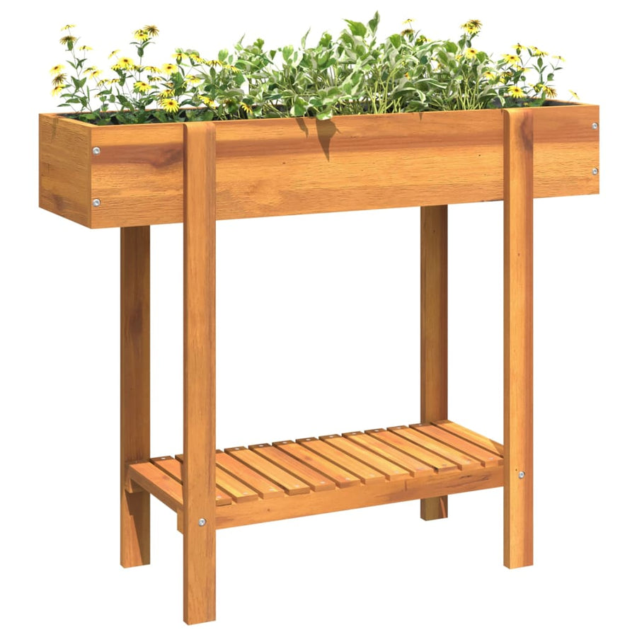 Plantenbak Verhoogd 90X30X75 Cm Massief Acaciahout