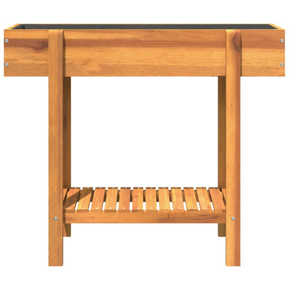 Plantenbak Verhoogd 90X30X75 Cm Massief Acaciahout
