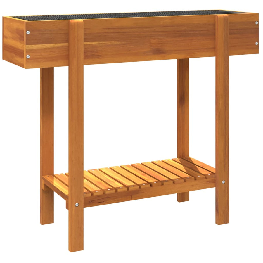 Plantenbak Verhoogd 90X30X75 Cm Massief Acaciahout