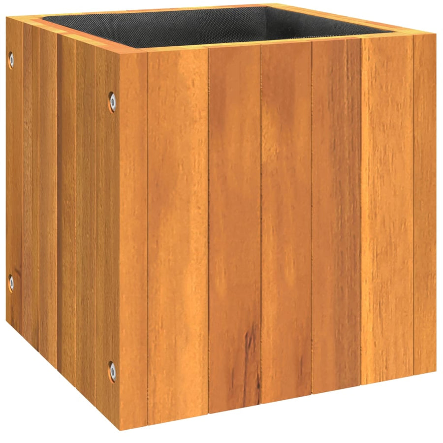Plantenbak Massief Acaciahout 25 x 25 x 25 cm
