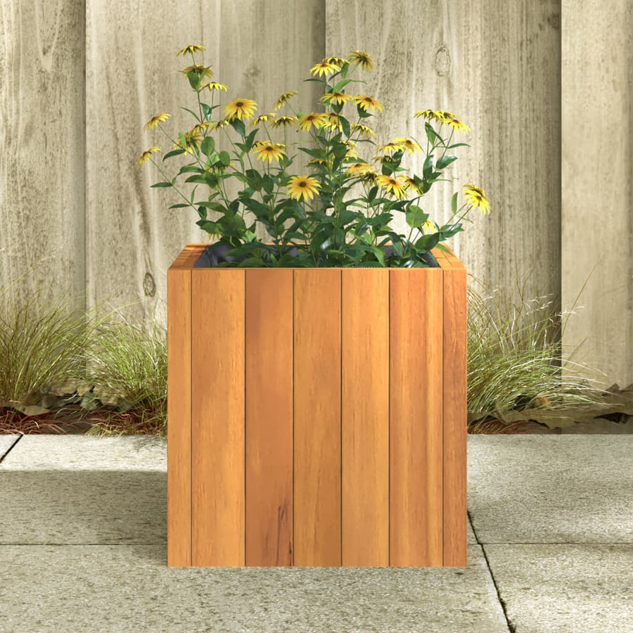 Plantenbak Massief Acaciahout 25 x 25 x 25 cm