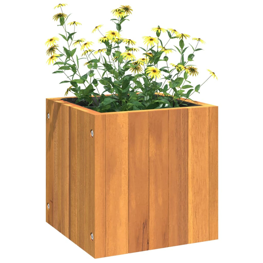 Plantenbak Massief Acaciahout 25 x 25 x 25 cm
