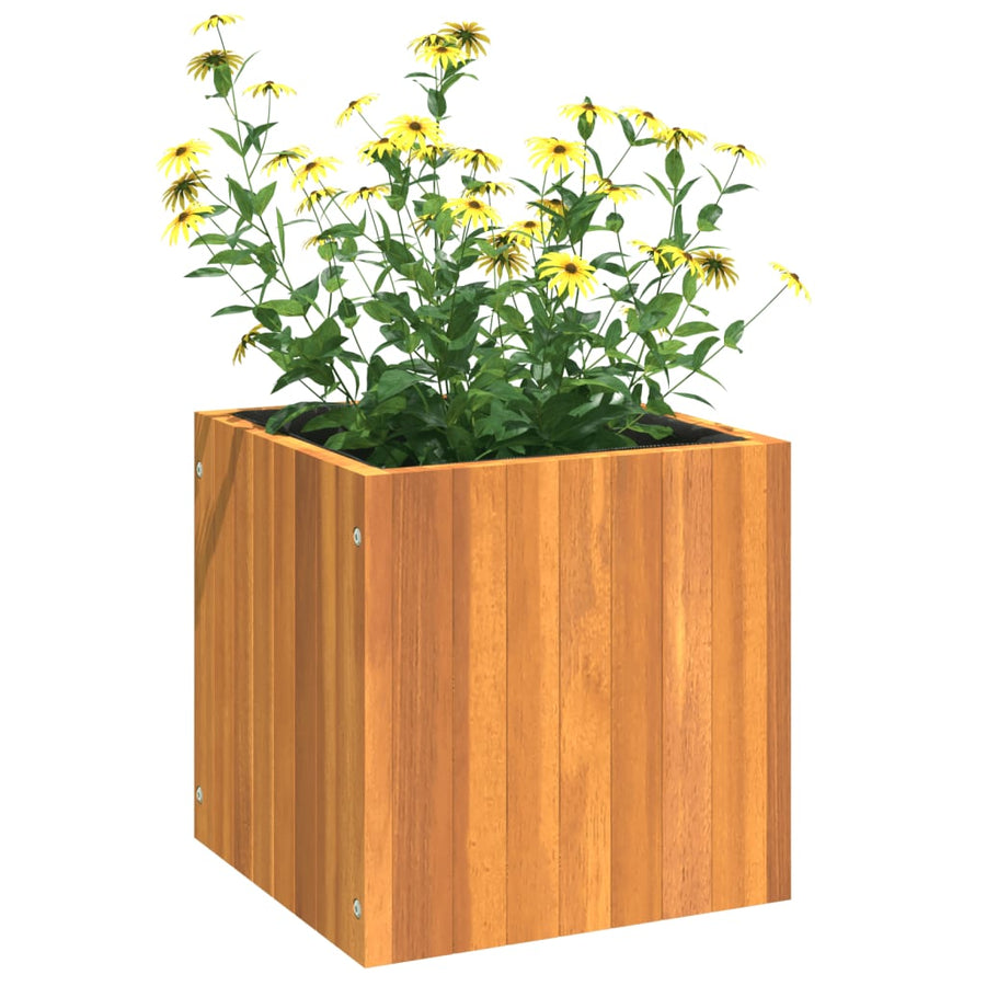 Plantenbak Massief Acaciahout 35 x 35 x 35 cm