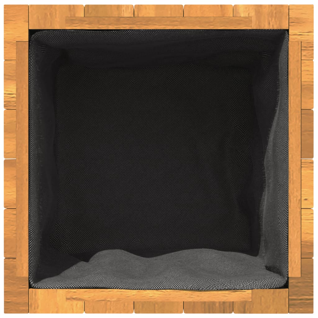 Plantenbak Massief Acaciahout 35 x 35 x 35 cm