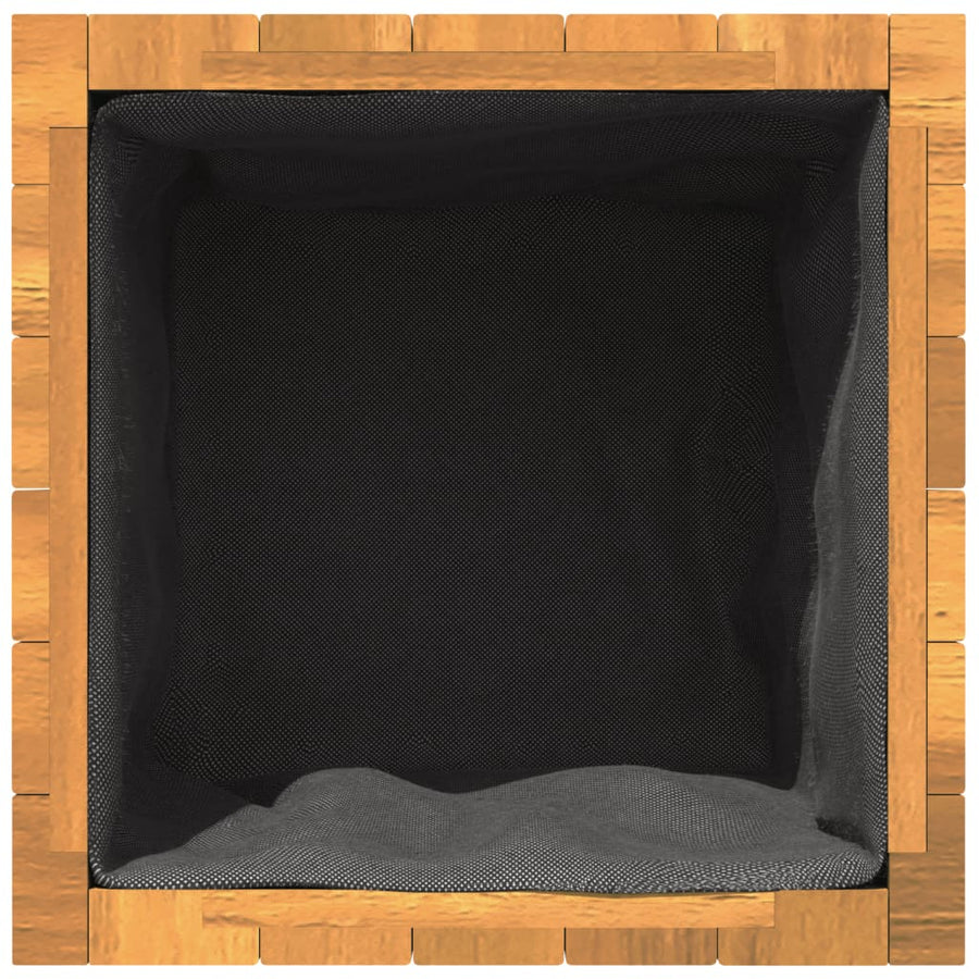 Plantenbak Massief Acaciahout 35 x 35 x 35 cm