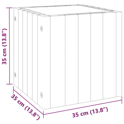 Plantenbak Massief Acaciahout 35 x 35 x 35 cm