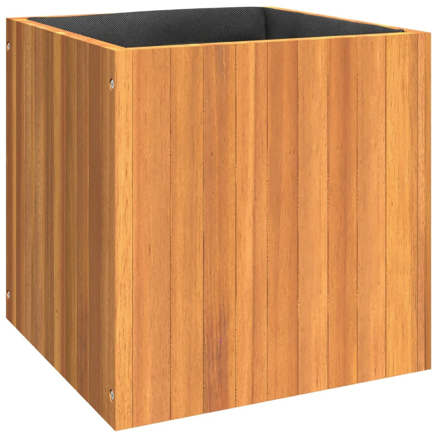 Plantenbak Massief Acaciahout 45 x 45 x 45 cm