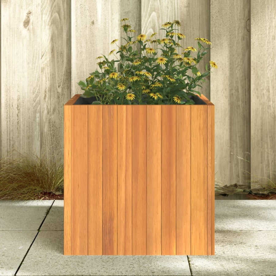 Plantenbak Massief Acaciahout 45 x 45 x 45 cm