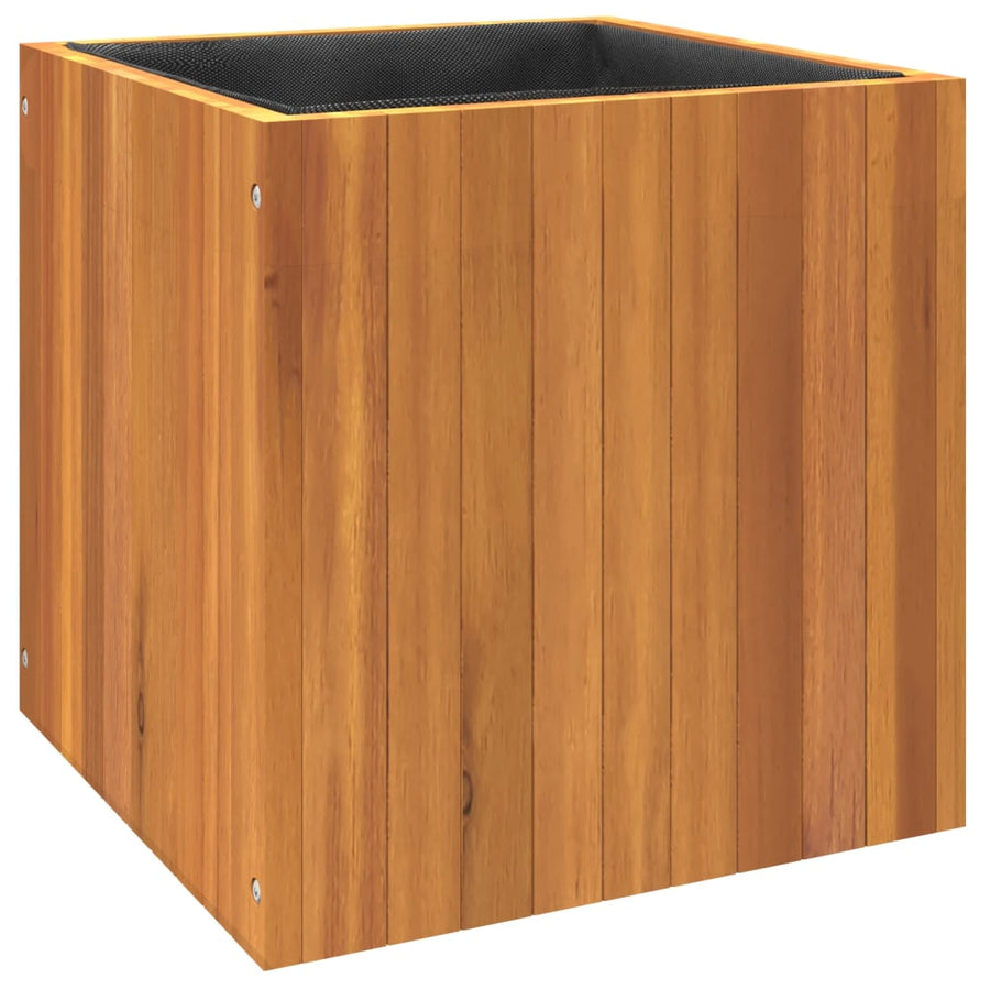Plantenbak Massief Acaciahout 45 x 45 x 45 cm