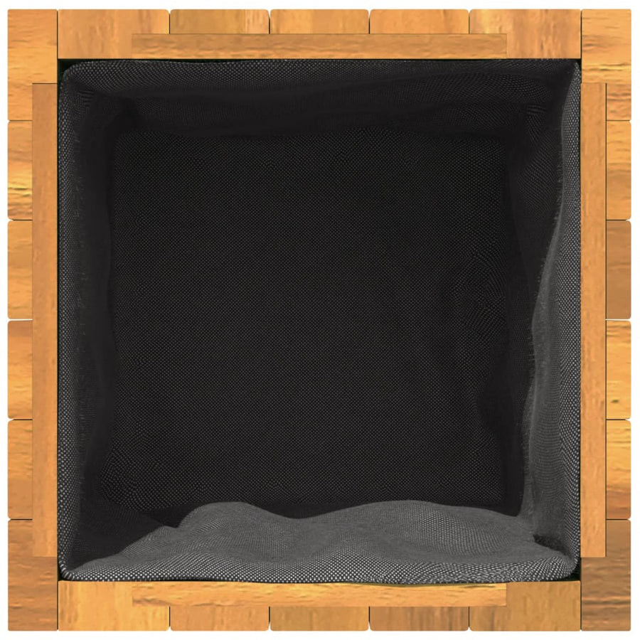 Plantenbak Massief Acaciahout 45 x 45 x 45 cm