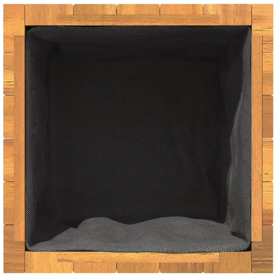 Plantenbak Massief Acaciahout 35 x 35 x 60 cm