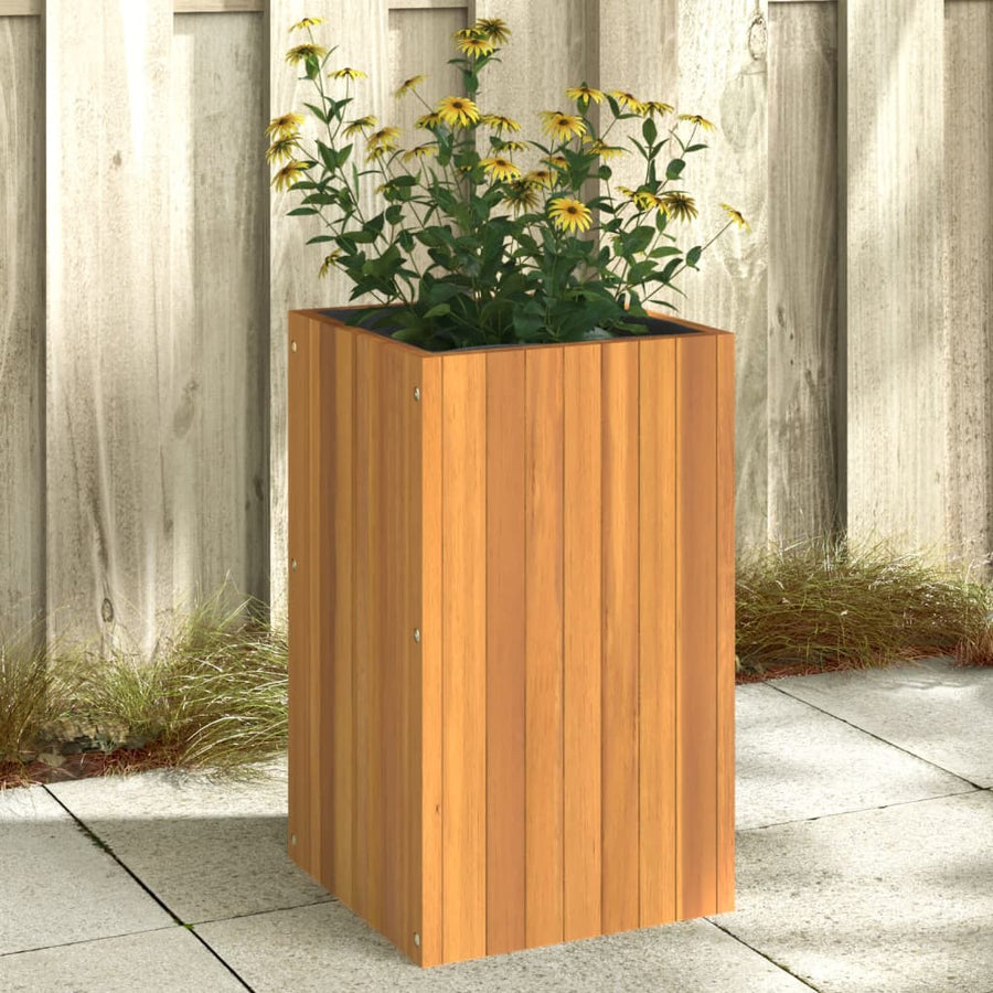 Plantenbak Massief Acaciahout 35 x 35 x 60 cm