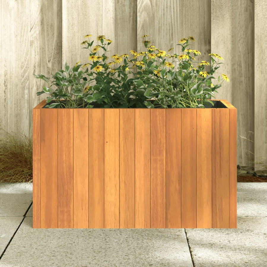 Plantenbak 59X27,5X35 Cm Massief Acaciahout 59 x 27.5 x 35 cm