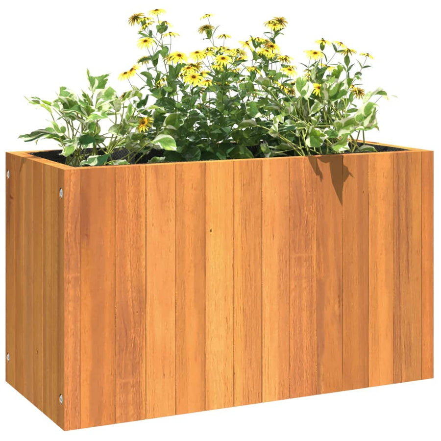 Plantenbak 59X27,5X35 Cm Massief Acaciahout 59 x 27.5 x 35 cm