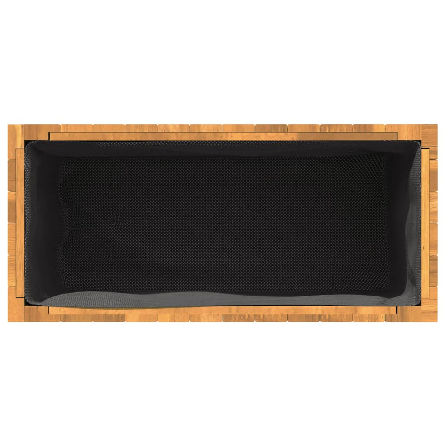 Plantenbak 59X27,5X35 Cm Massief Acaciahout 59 x 27.5 x 35 cm