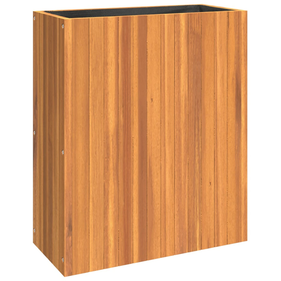 Plantenbak 59X27,5X70 Cm Massief Acaciahout 59 x 27.5 x 70 cm