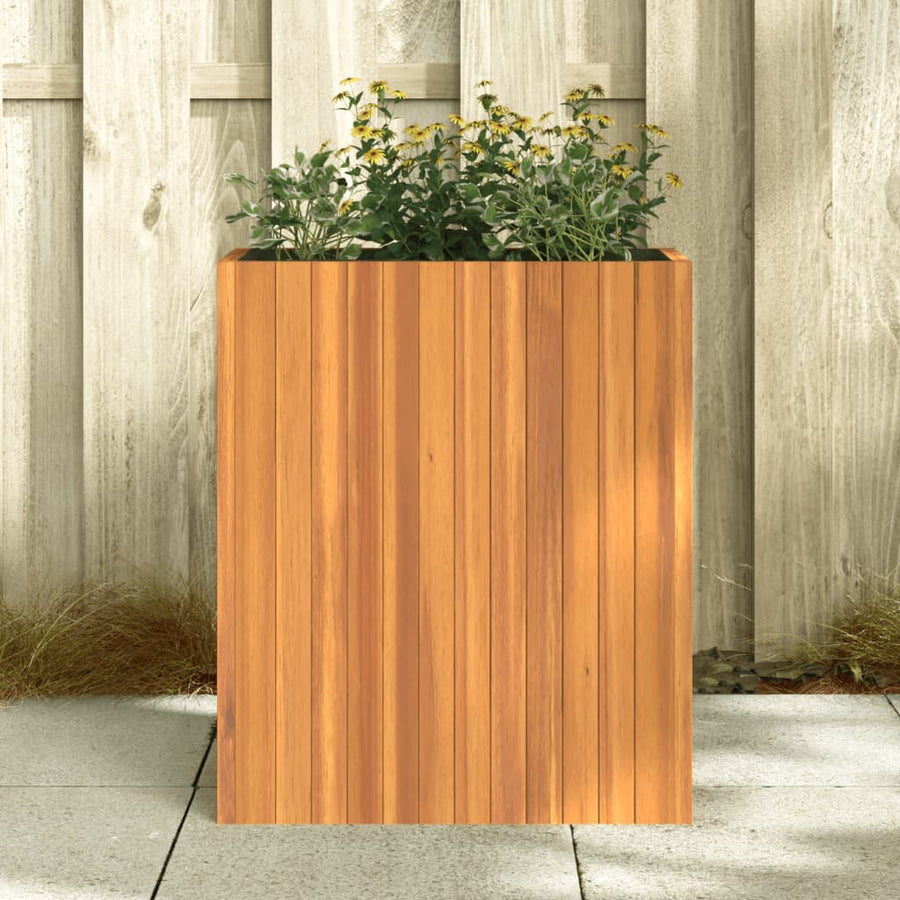 Plantenbak 59X27,5X70 Cm Massief Acaciahout 59 x 27.5 x 70 cm