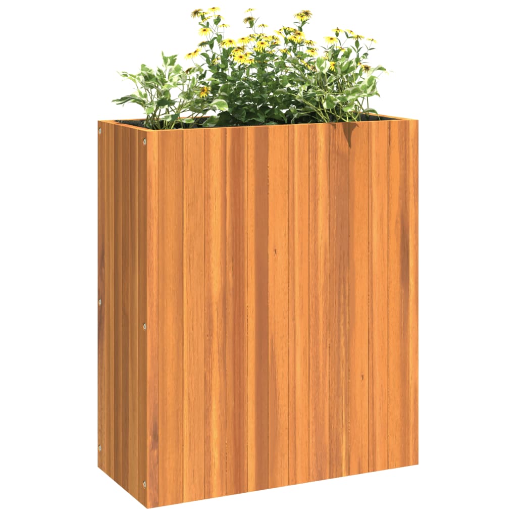 Plantenbak 59X27,5X70 Cm Massief Acaciahout 59 x 27.5 x 70 cm