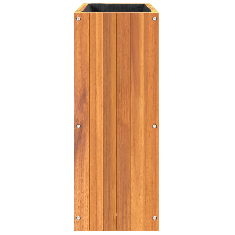 Plantenbak 59X27,5X70 Cm Massief Acaciahout 59 x 27.5 x 70 cm