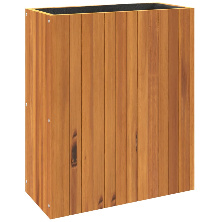 Plantenbak 59X27,5X70 Cm Massief Acaciahout 59 x 27.5 x 70 cm