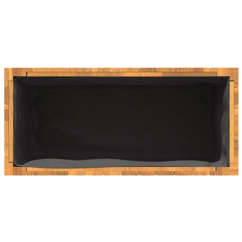 Plantenbak 59X27,5X70 Cm Massief Acaciahout 59 x 27.5 x 70 cm
