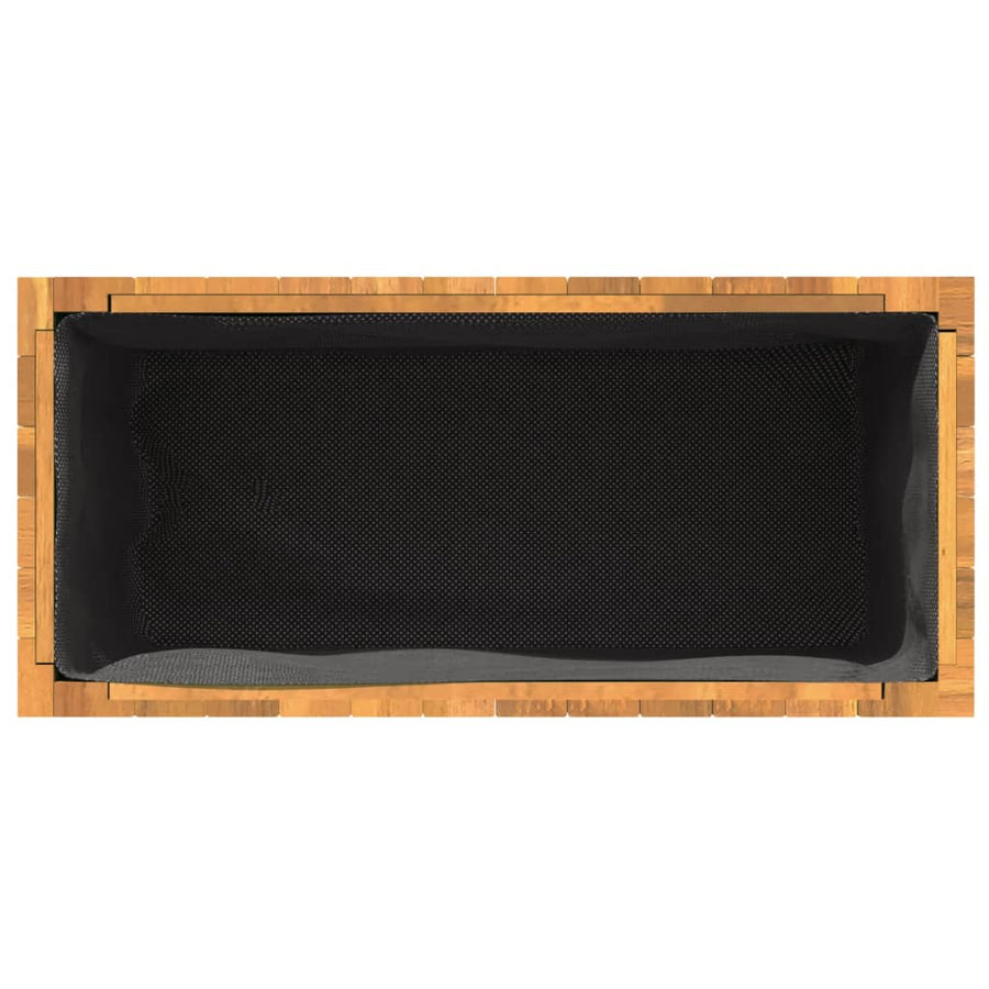 Plantenbak 59X27,5X70 Cm Massief Acaciahout 59 x 27.5 x 70 cm