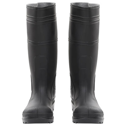 Regenlaarzen maat 40 PVC zwart