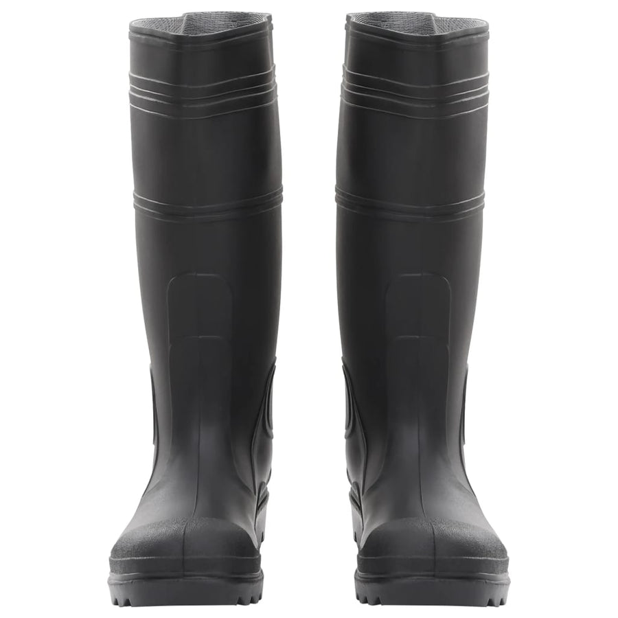 Regenlaarzen maat 40 PVC zwart