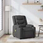 Massage chair adjustable fabric dark gray