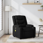 Massage chair adjustable fabric black