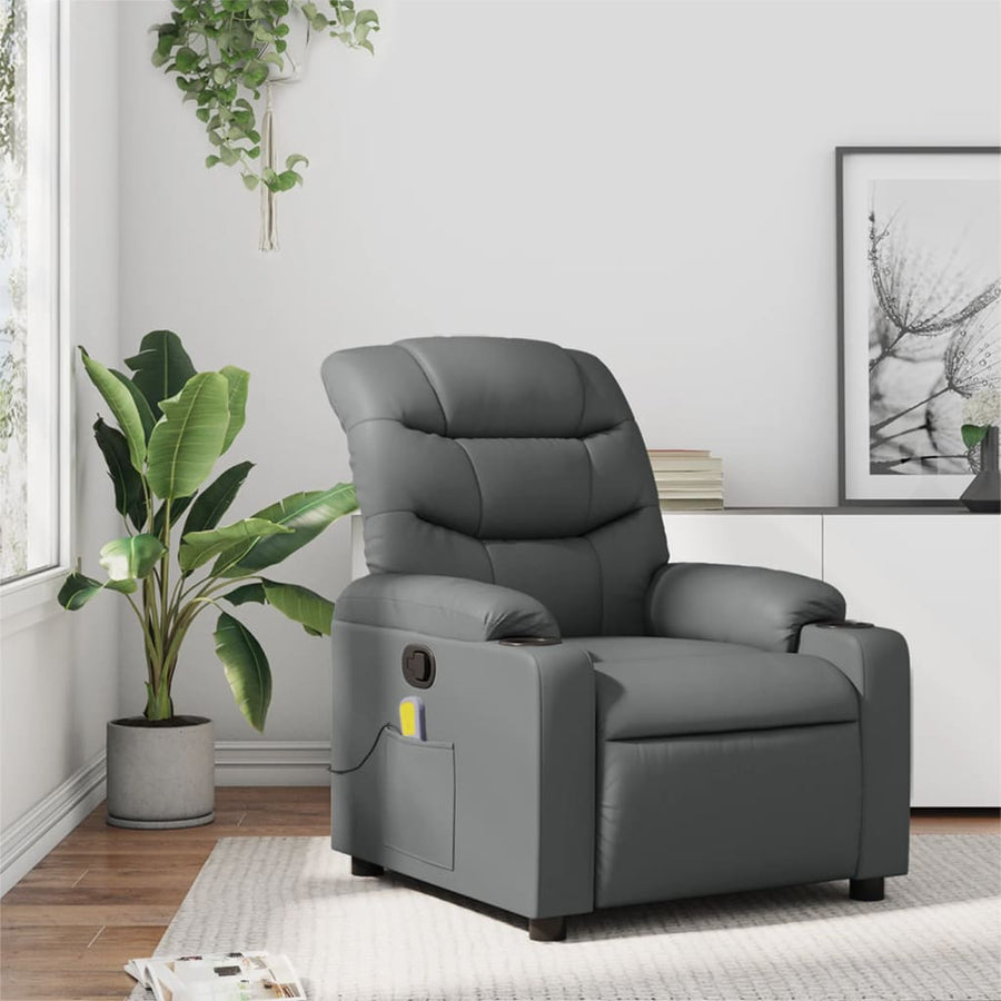 Massagestoel verstelbaar kunstleer Ja Handmatig verstelbaar
