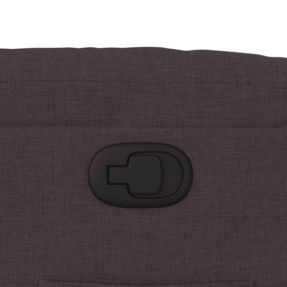 Fauteuil Verstelbaar Stof Donkerbruin Handmatig verstelbaar Nee