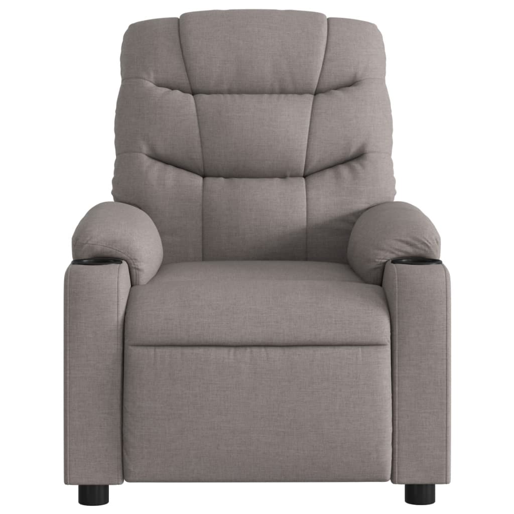 Fauteuil Verstelbaar Stof Taupe Nee Handmatig verstelbaar