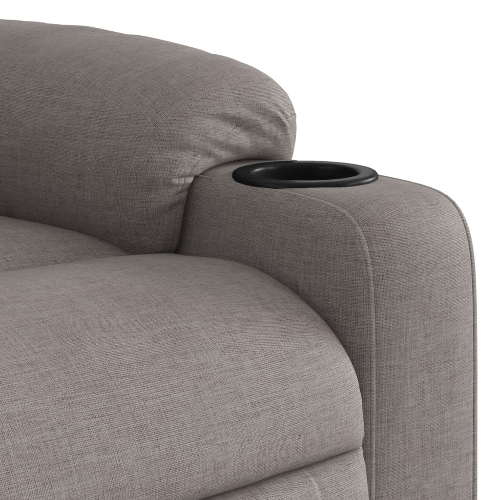 Fauteuil Verstelbaar Stof Taupe Nee Handmatig verstelbaar