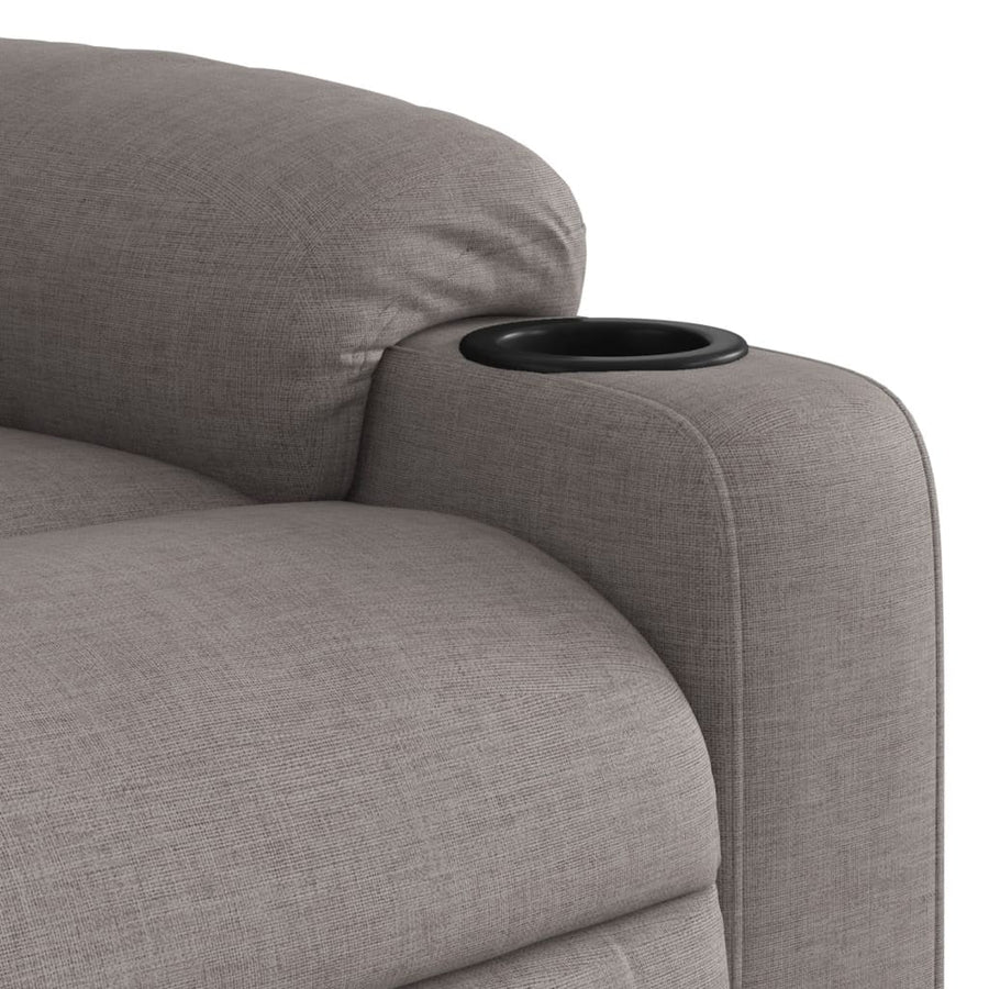 Fauteuil Verstelbaar Stof Taupe Nee Handmatig verstelbaar