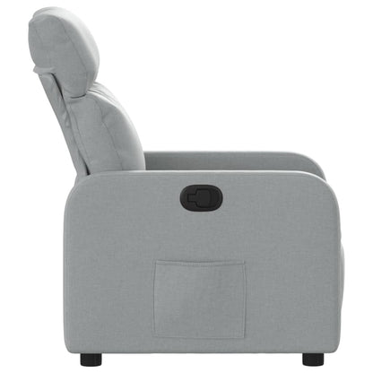 Fauteuil Verstelbaar Stof Lichtgrijs Handmatig verstelbaar Nee