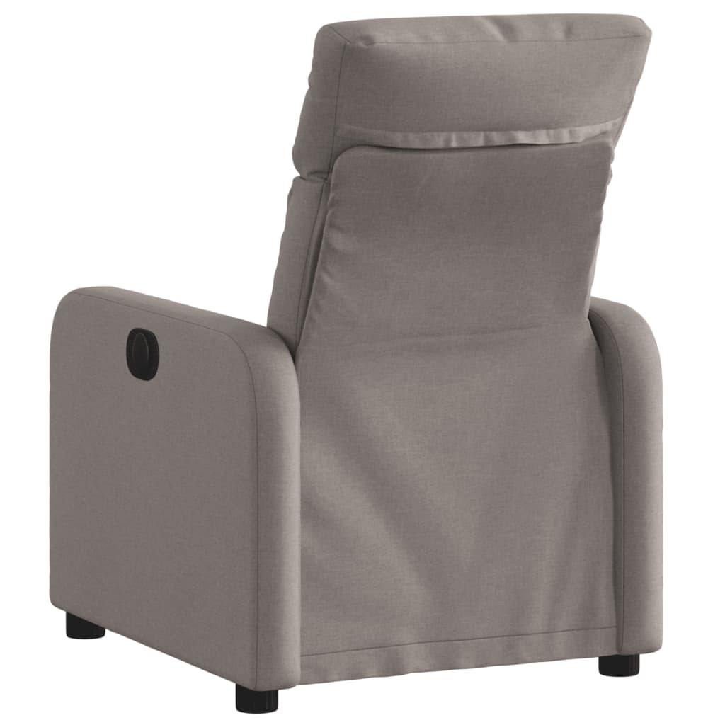 Fauteuil verstelbaar stof taupe 1 Nee
