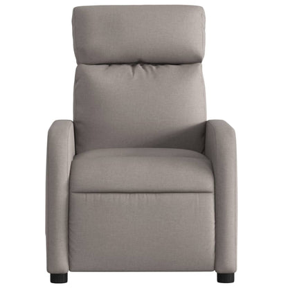 Fauteuil verstelbaar stof taupe 1 Nee