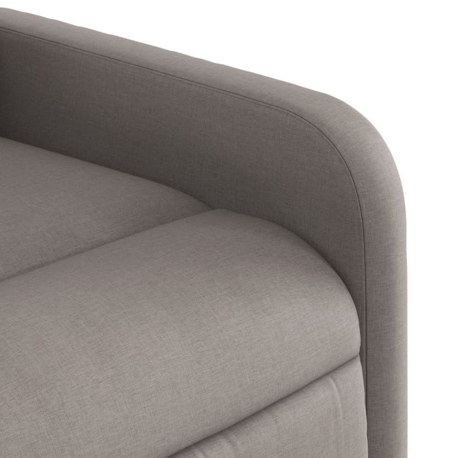 Fauteuil verstelbaar stof taupe 1 Nee