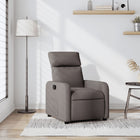 Fauteuil verstelbaar stof taupe 1 Nee